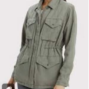 RAILS Jayden Sage Green Flannel Lined Utility Jacket Small